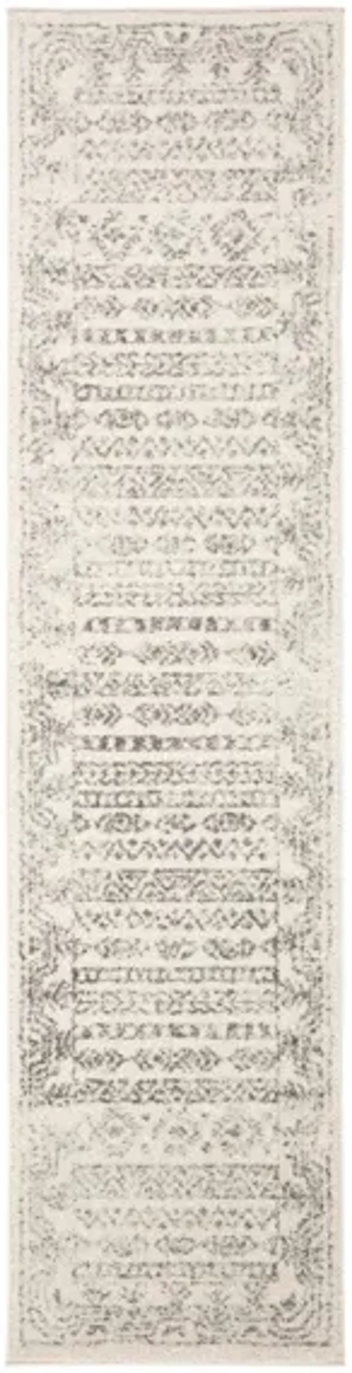 Tulum Runner Rug in Ivory/Gray by Safavieh