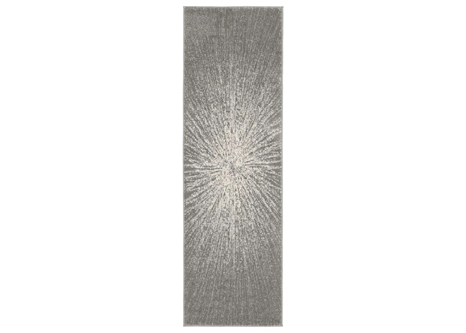 Evoke Runner Rug in Dark Gray/Ivory by Safavieh