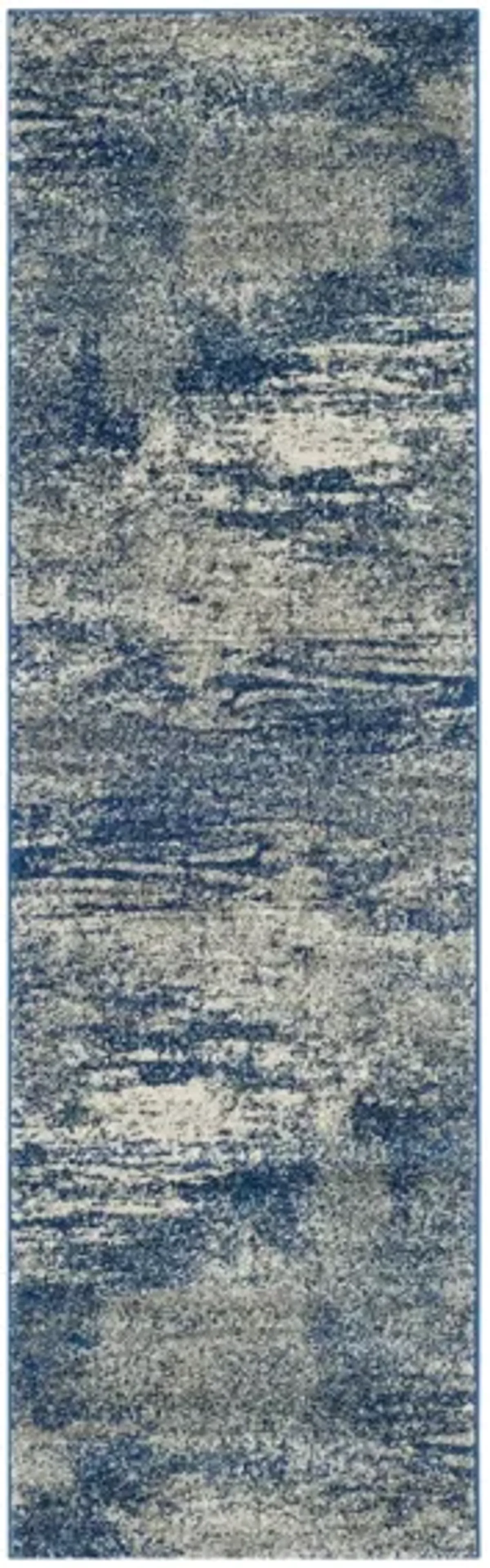 Evoke Runner Rug in Navy/Ivory by Safavieh