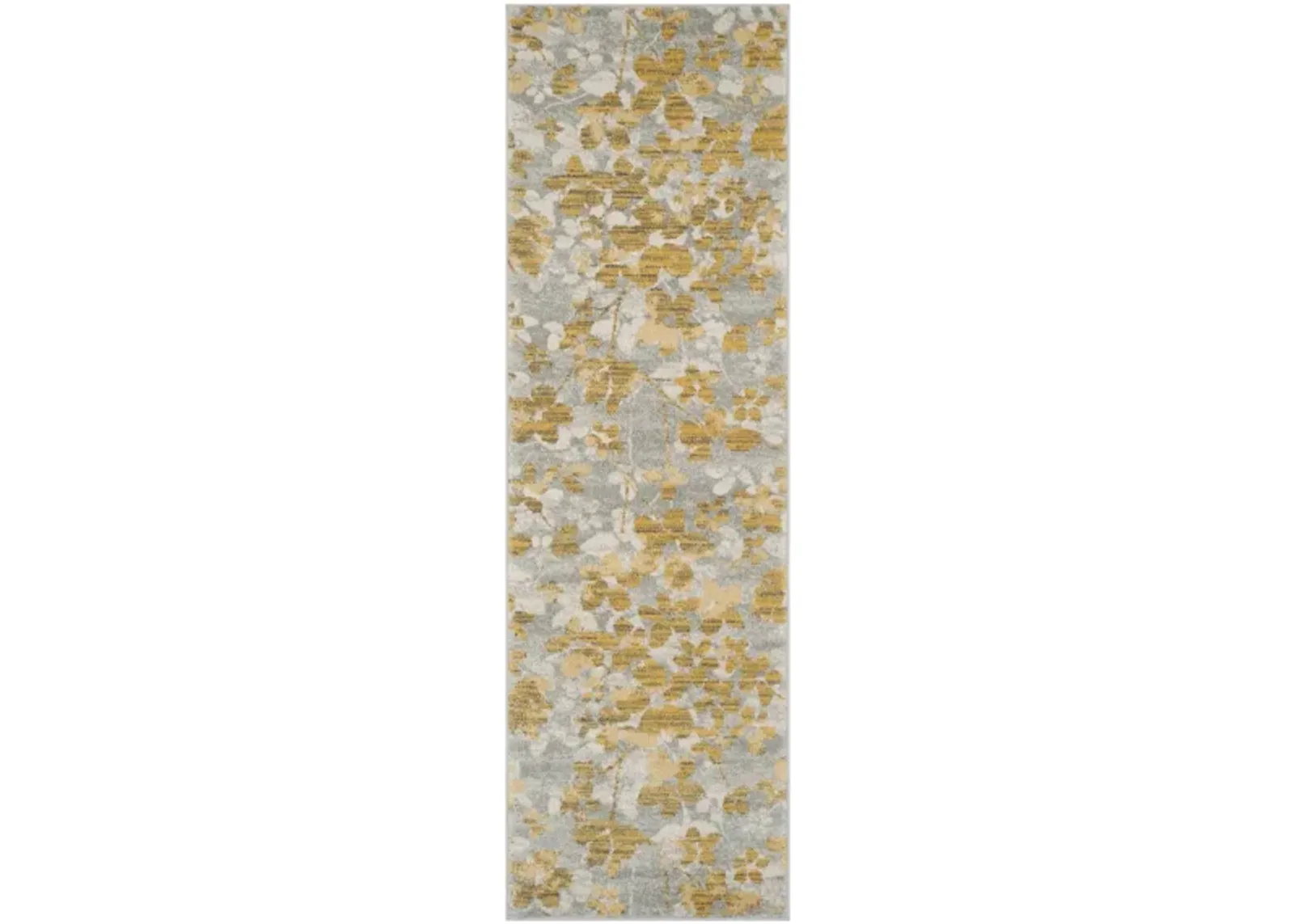 Evoke Runner Rug in Gray/Gold by Safavieh