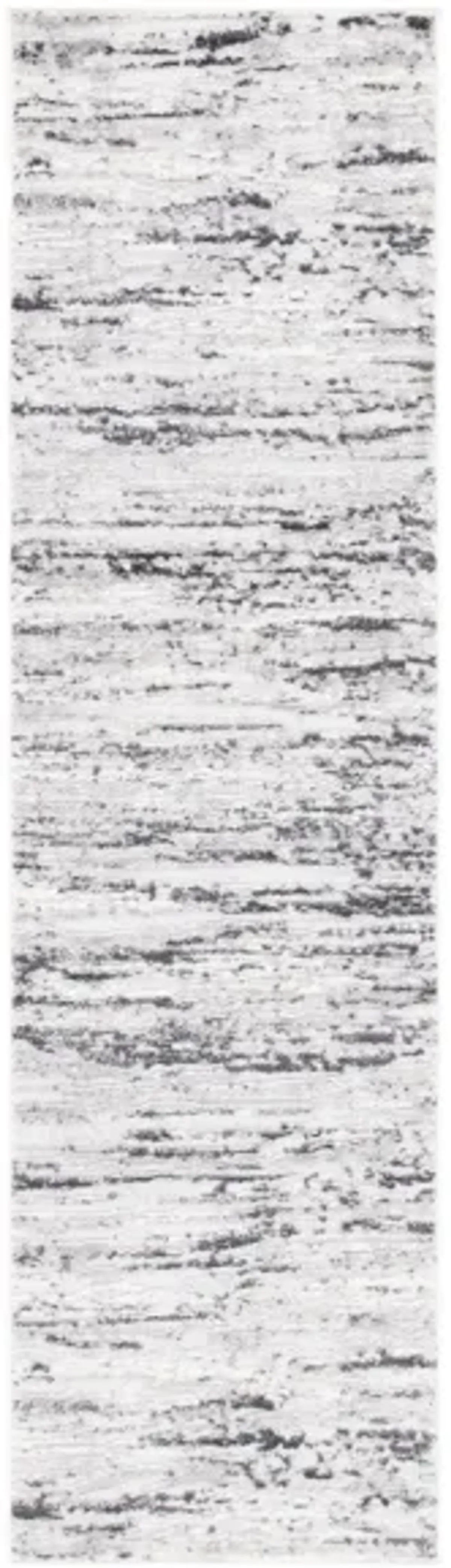 Amelia Runner Rug in Light Gray / Charcoal by Safavieh