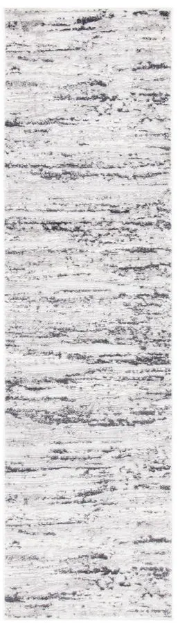 Amelia Runner Rug in Light Gray / Charcoal by Safavieh