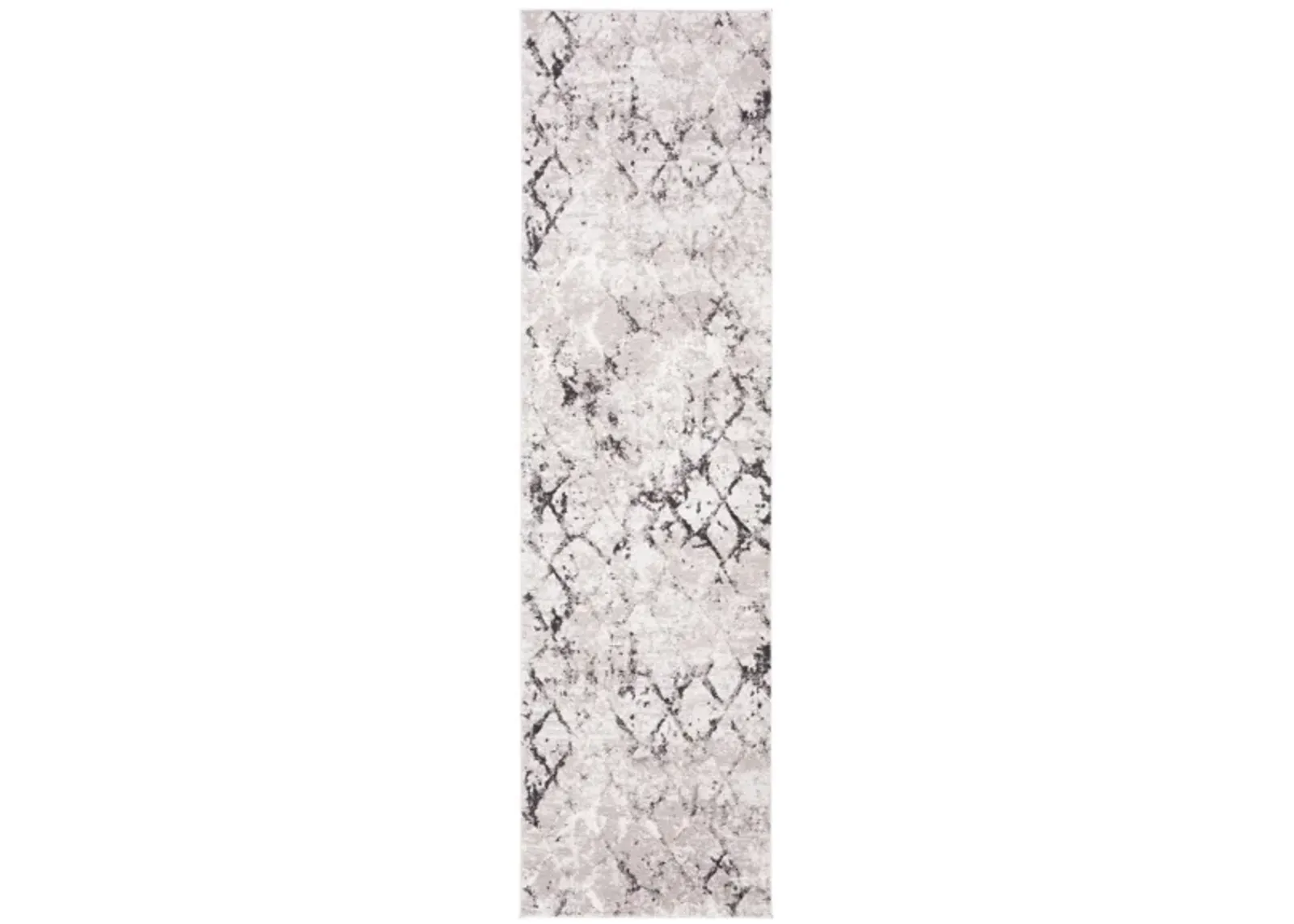 Amelia Runner Rug in Gray / Light Gray by Safavieh