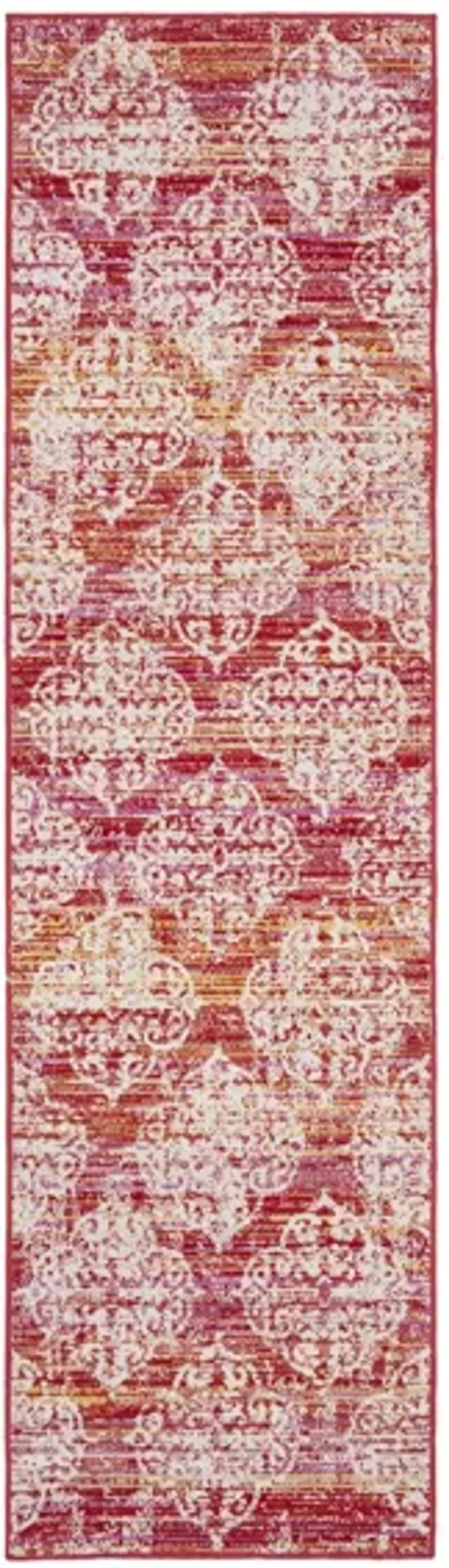 Montage I Area Rug in Pink & Multi by Safavieh