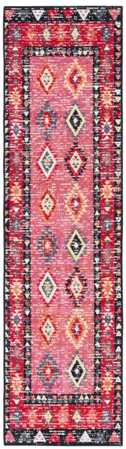 Montage I Area Rug in Pink & Black by Safavieh