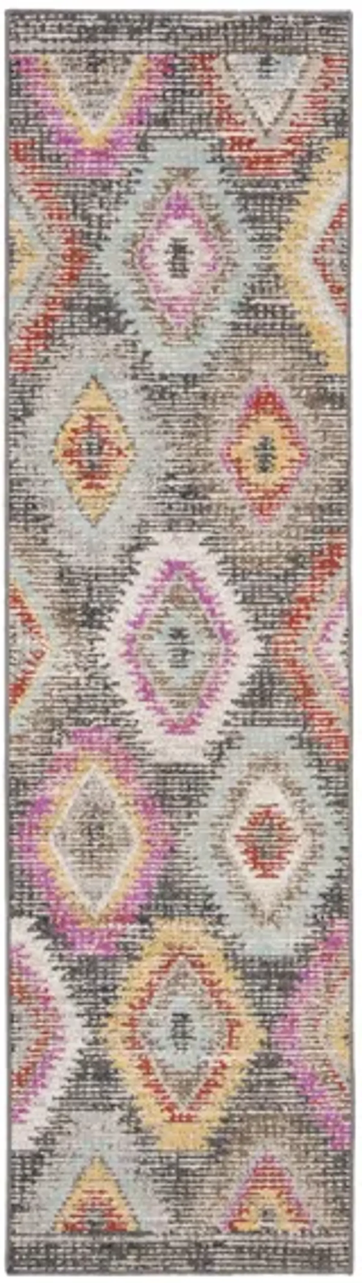 Montage II Area Rug in Gray & Multi by Safavieh