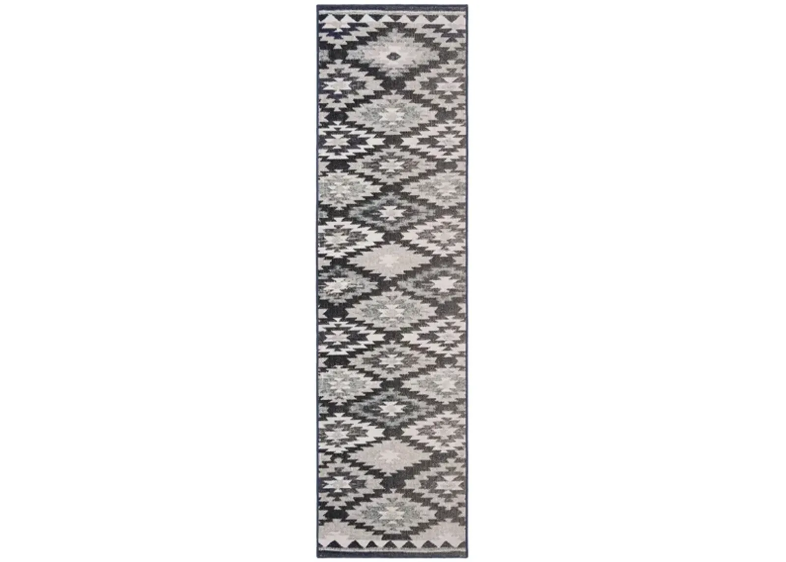 Montage II Area Rug in Gray & Black by Safavieh