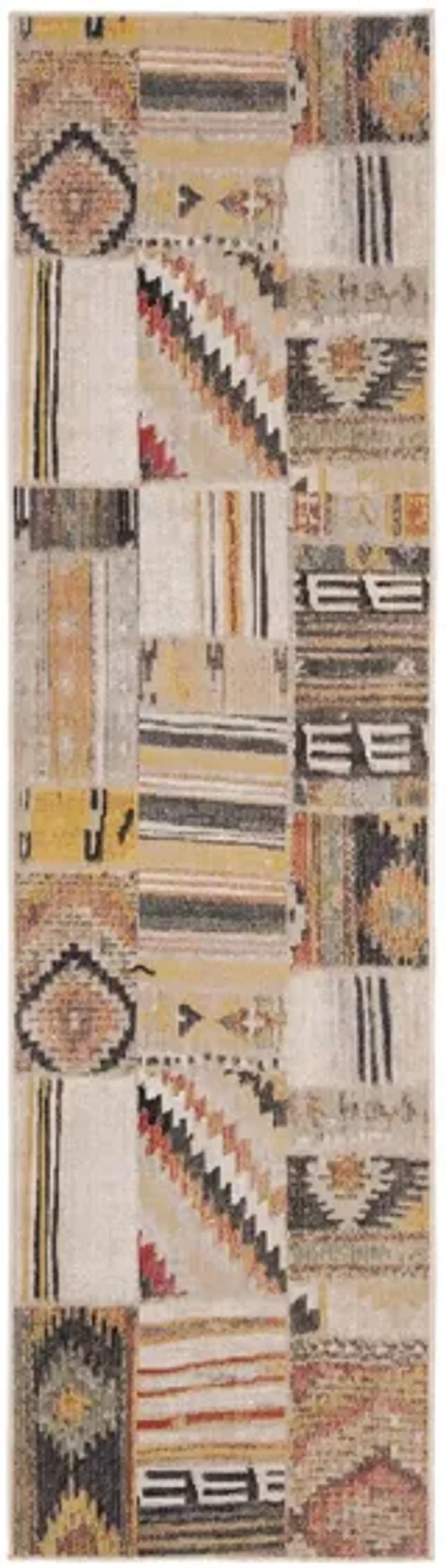 Montage II Area Rug in Taupe & Multi by Safavieh