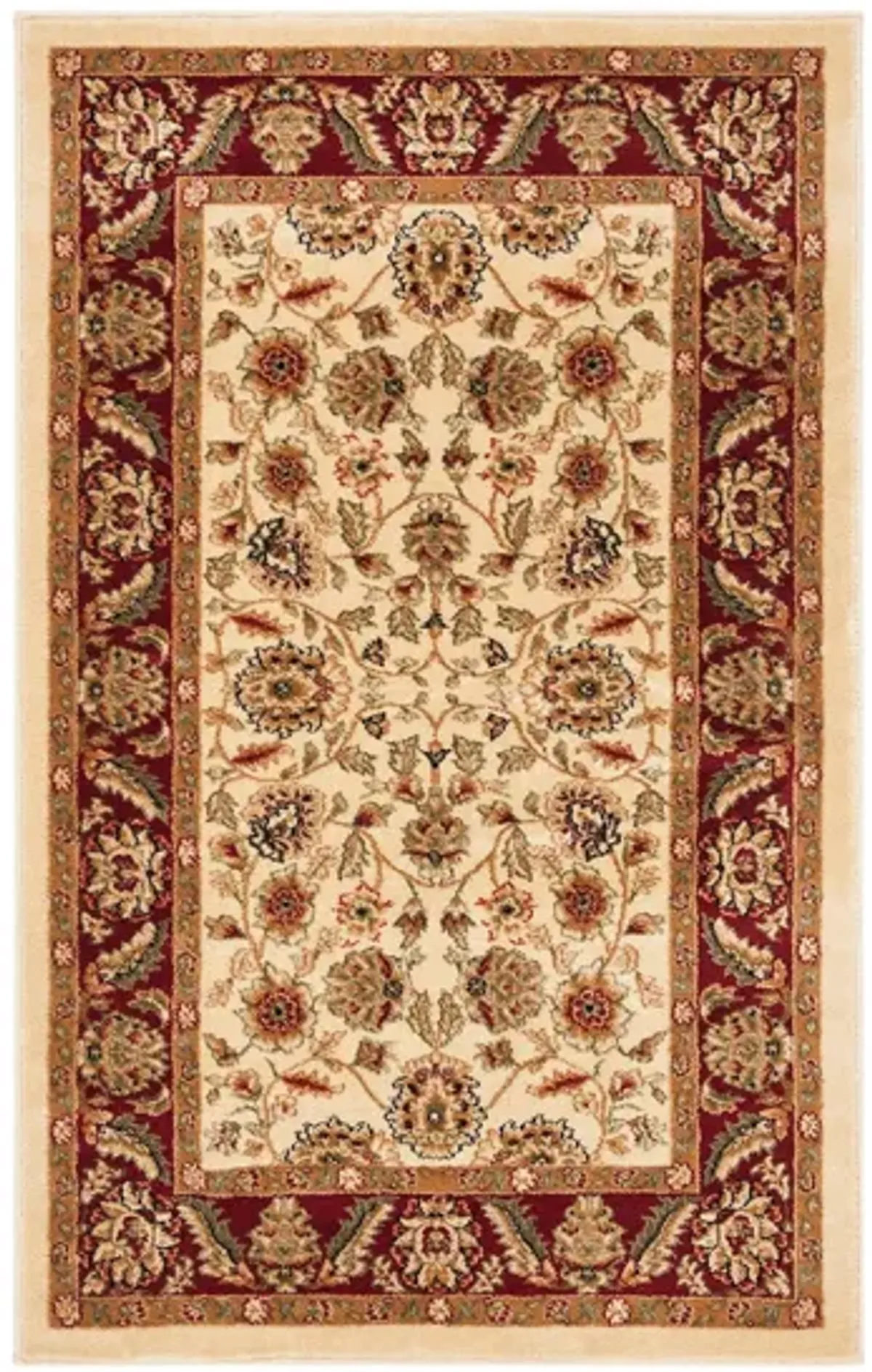 Bolton Area Rug in Ivory / Red by Safavieh