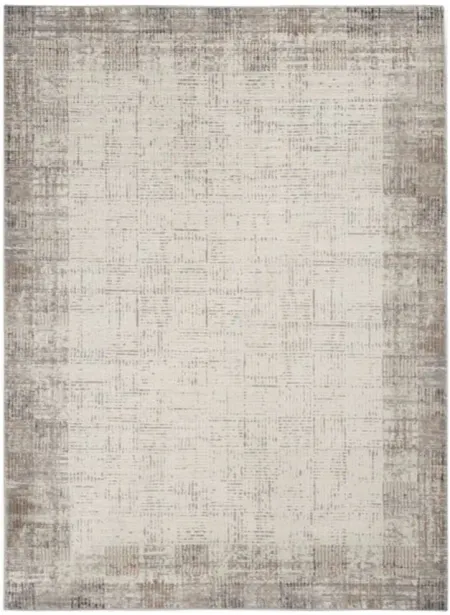 Legato Area Rug in Ivory/Gray by Nourison