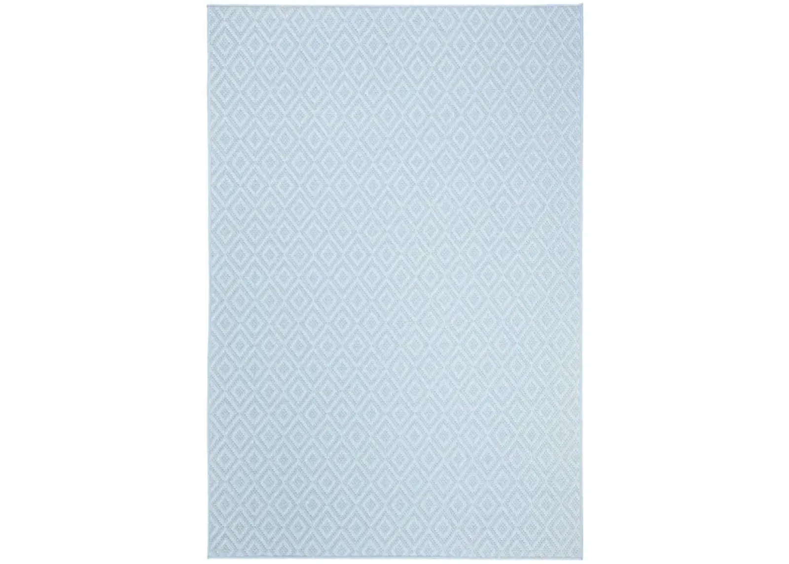 Bermuda Tight Diamond Indoor/Outdoor Area Rug in Light Blue & Cream by Safavieh