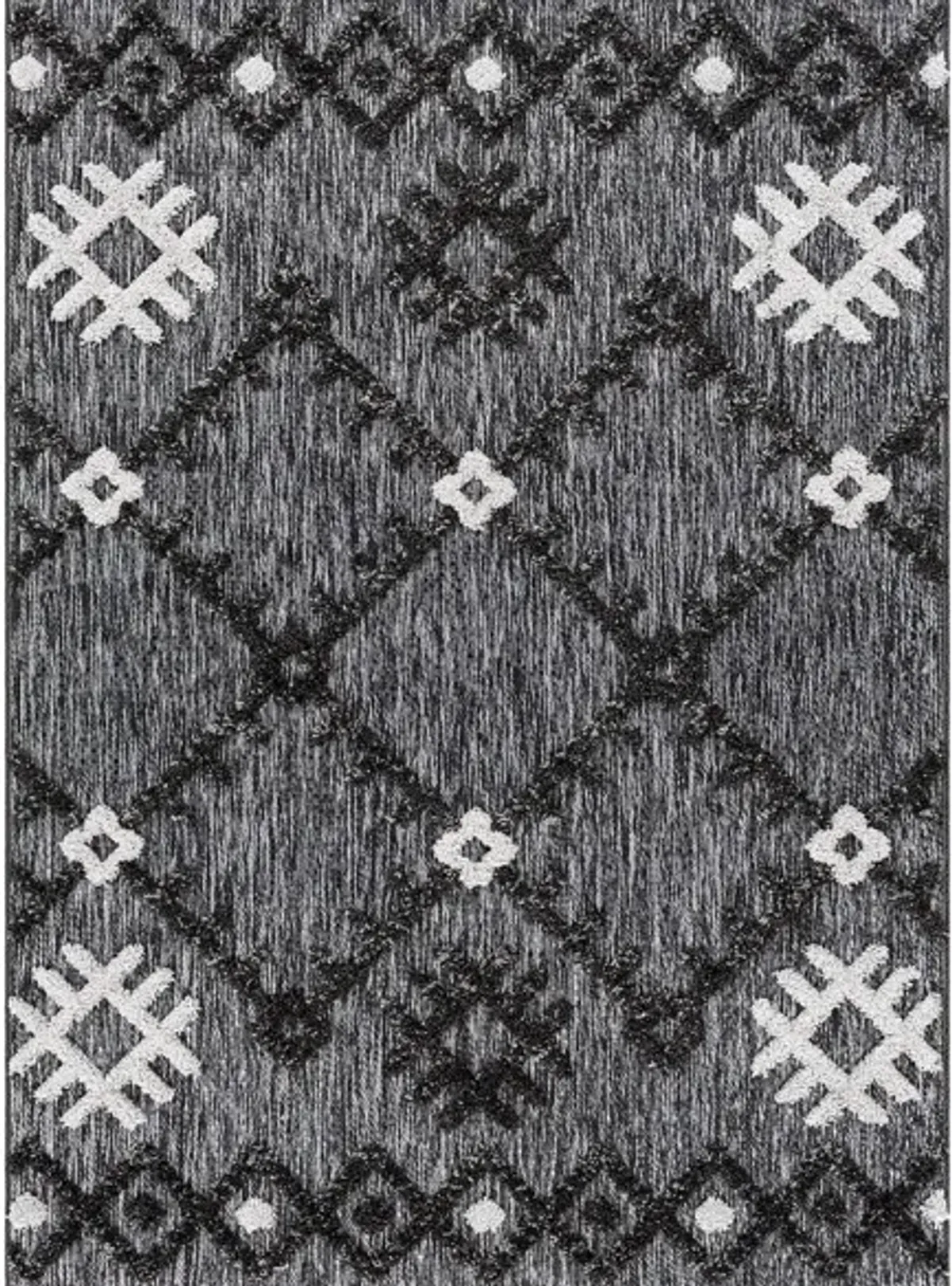 Toledo Area Rug in Light Gray, Gray, Black by Surya