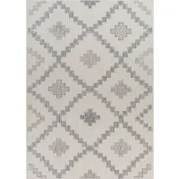 Tuareg Area Rug in Off-White, Navy, Blue, Pale Blue by Surya