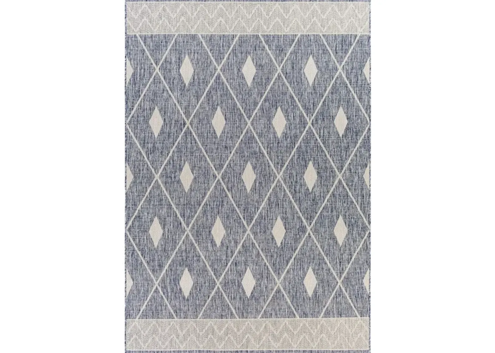 Tuareg Area Rug in Pale Blue, Tan, Navy, Blue, Taupe, Off-White, Gray by Surya