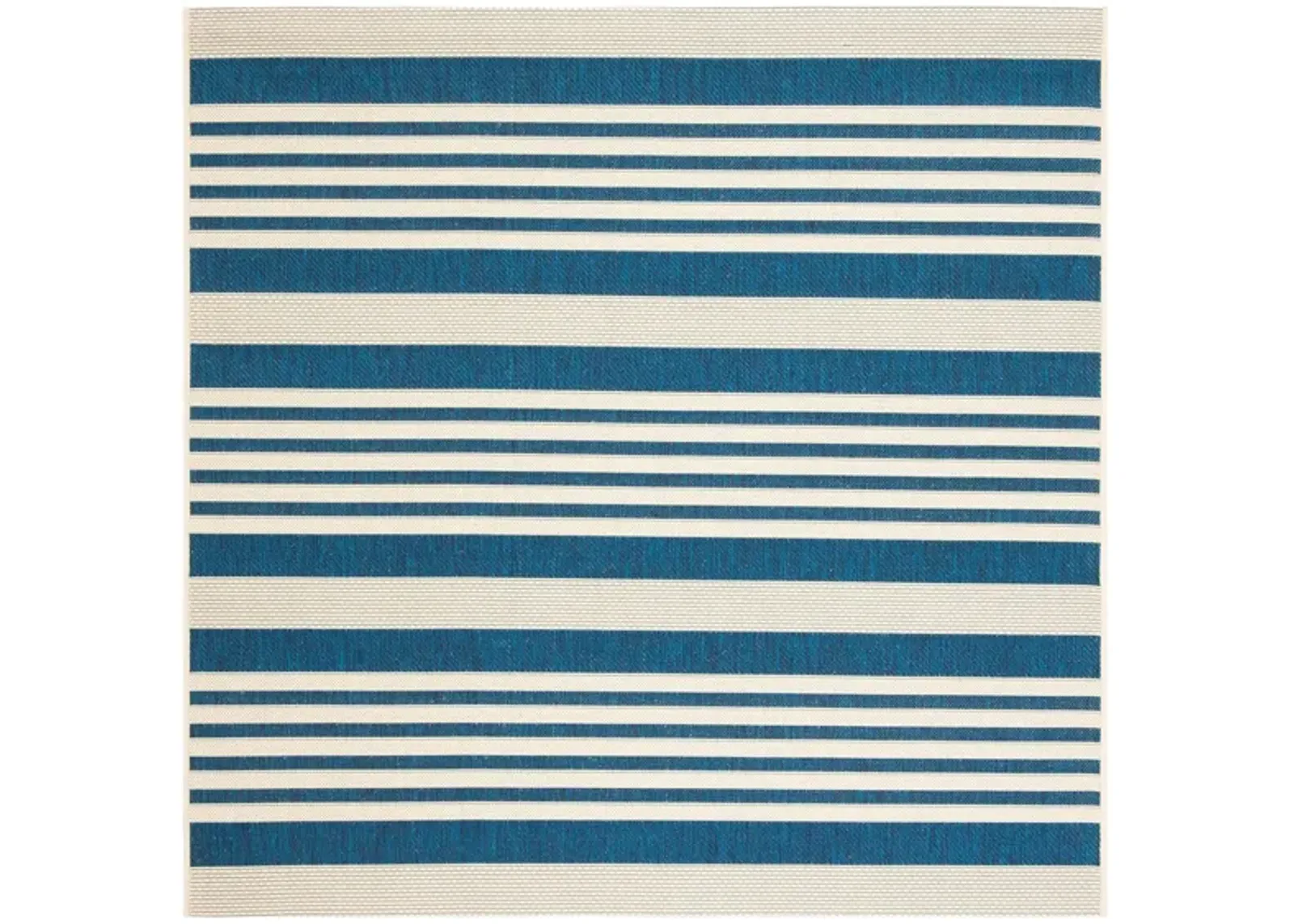 Courtyard Indoor/Outdoor Area Rug in Navy & Beige by Safavieh