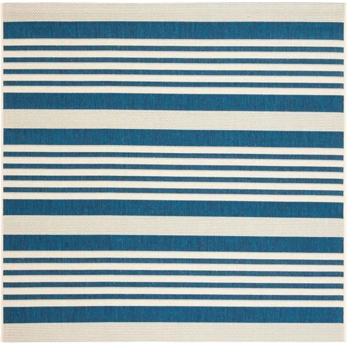 Courtyard Indoor/Outdoor Area Rug in Navy & Beige by Safavieh