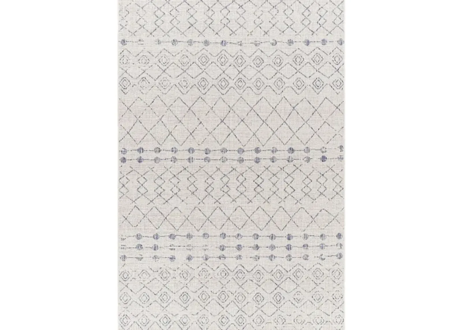 Tuareg Area Rug in Tan, Cream, Denim Blue by Surya