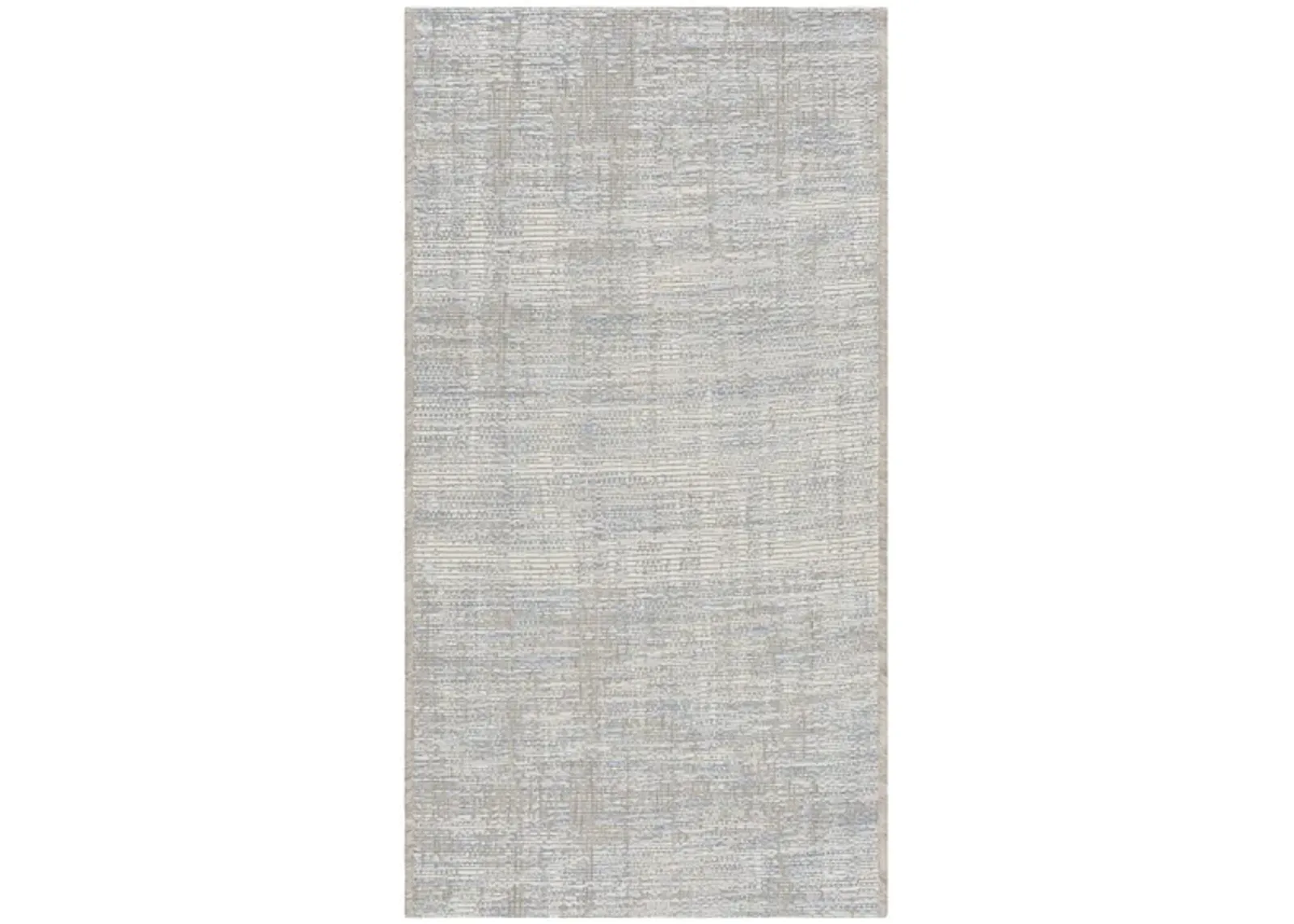 Santa Cruz Outdoor Rug in Sky Blue, Pale Blue, Taupe, Cream by Surya