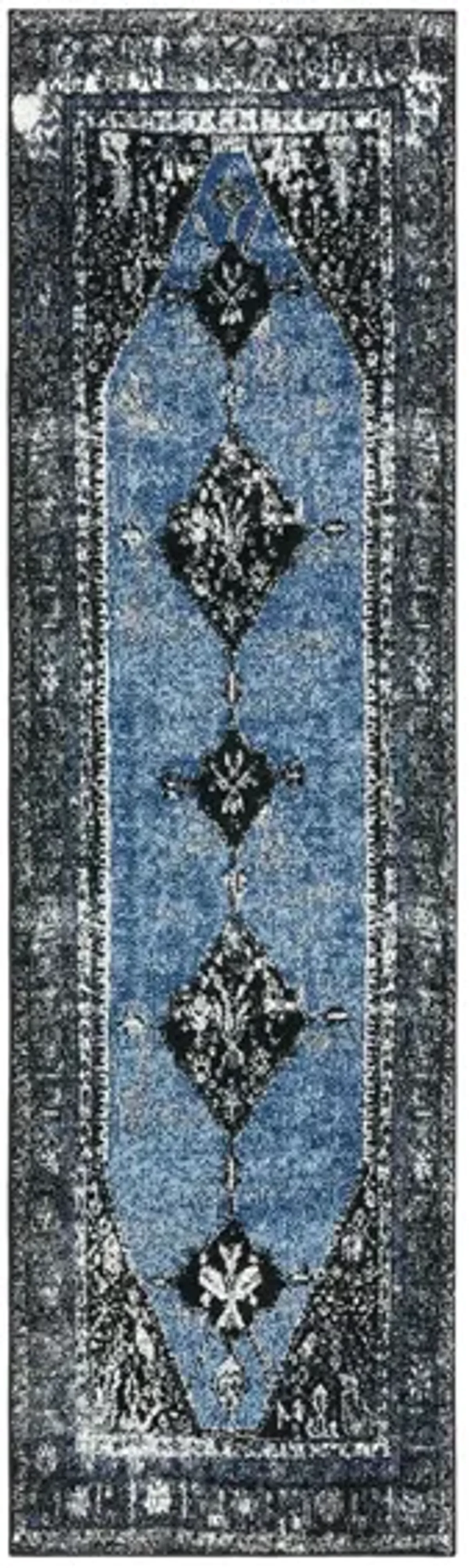 Vintage Hamadan I Area Rug in Blue & Grey by Safavieh