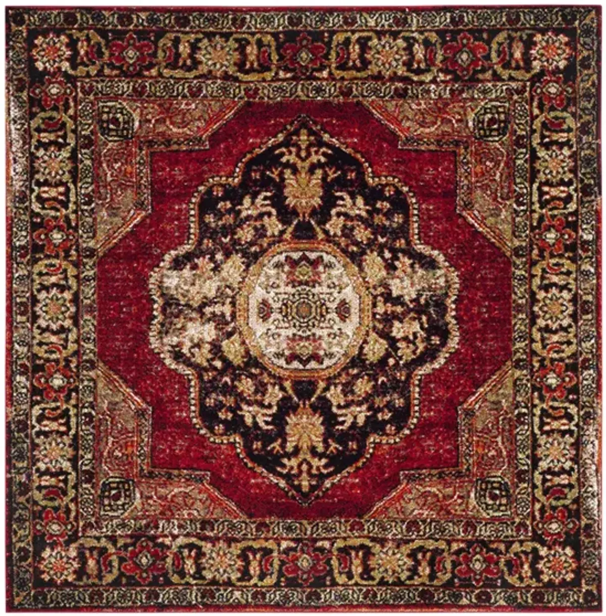 Vintage Hamadan I Area Rug in Red by Safavieh