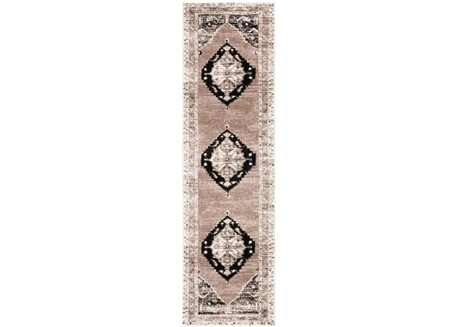 Vintage Hamadan II Area Rug in Brown & Ivory by Safavieh