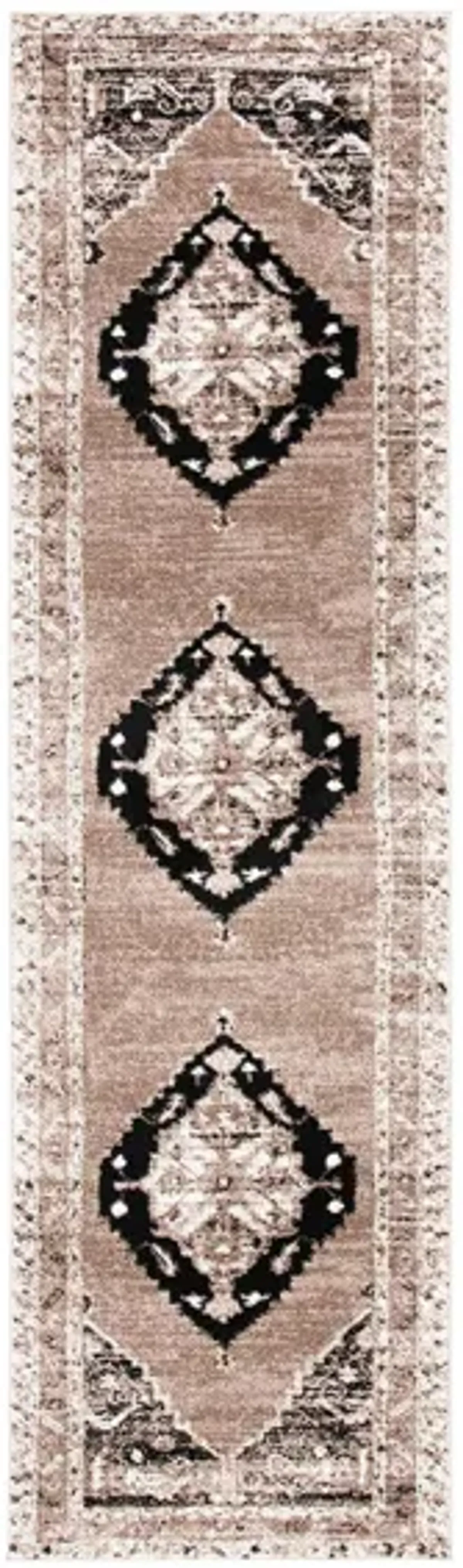 Vintage Hamadan II Area Rug in Brown & Ivory by Safavieh