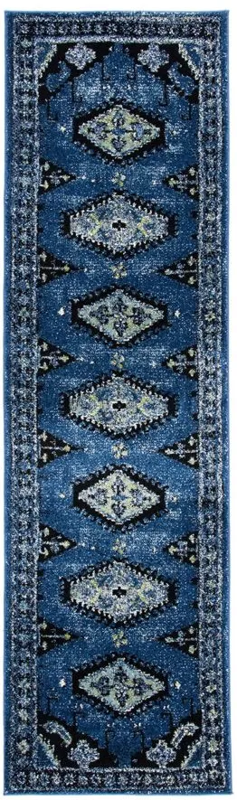 Vintage Hamadan II Area Rug in Blue & Black by Safavieh