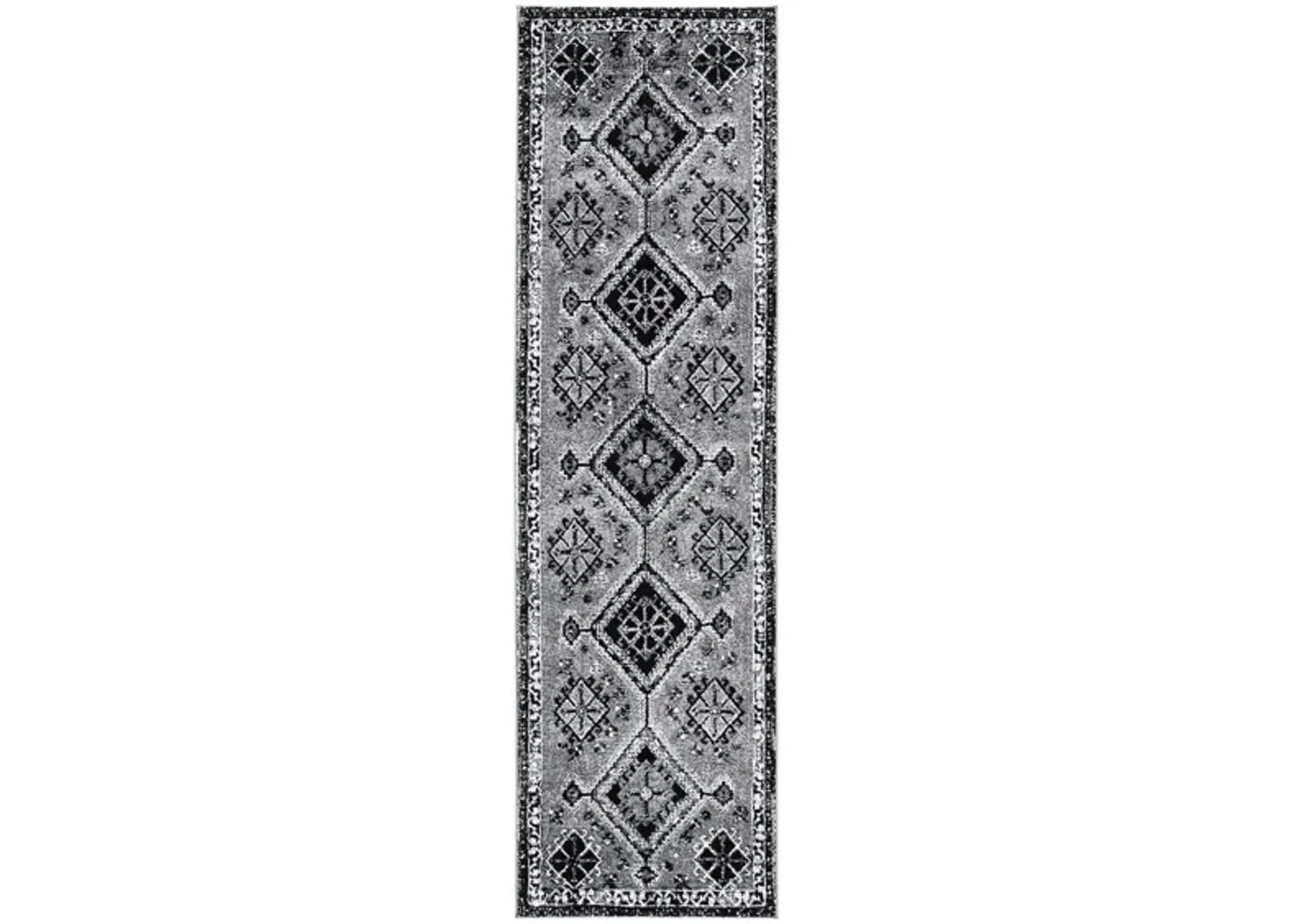 Vintage Hamadan IV Area Rug in Grey & Black by Safavieh