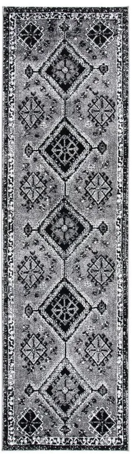 Vintage Hamadan IV Area Rug in Grey & Black by Safavieh