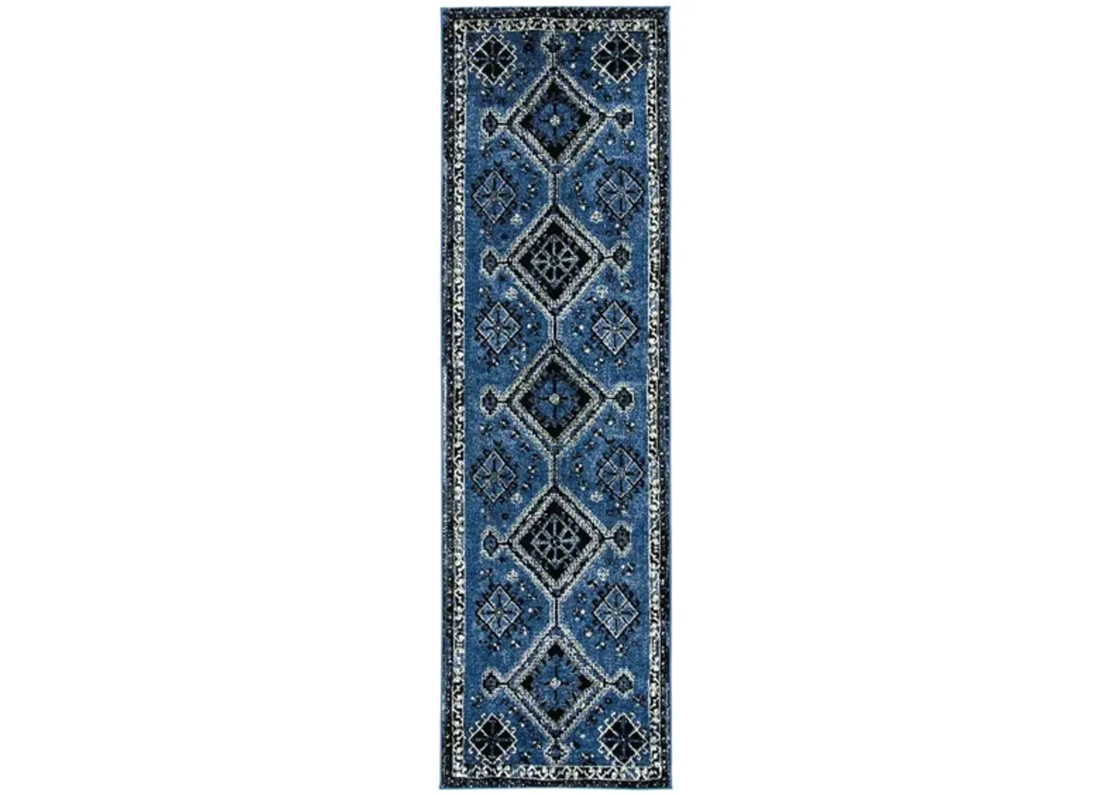 Vintage Hamadan IV Area Rug in Blue & Black by Safavieh