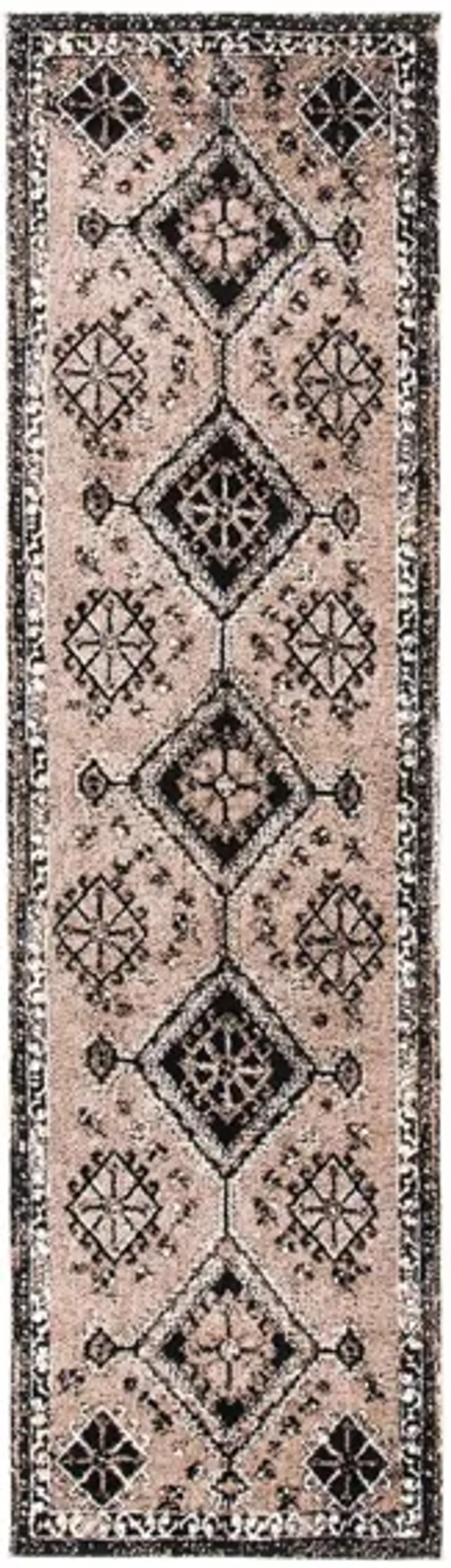 Vintage Hamadan IV Area Rug in Brown & Black by Safavieh