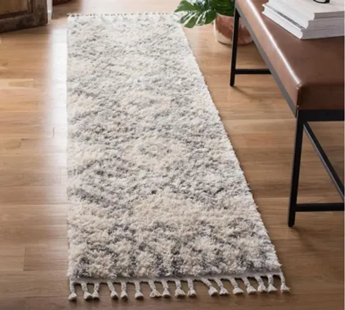 Berber Fringe Shag Area Rug