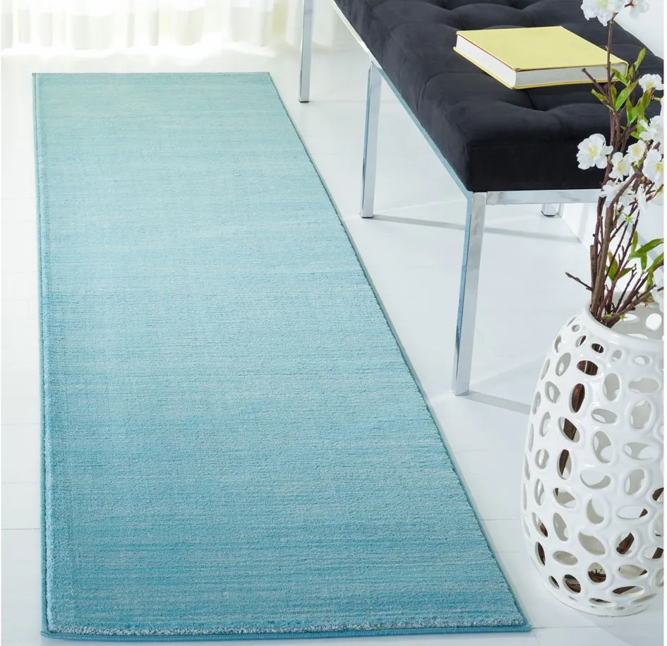 Hoechlin Runner Rug in Aqua by Safavieh