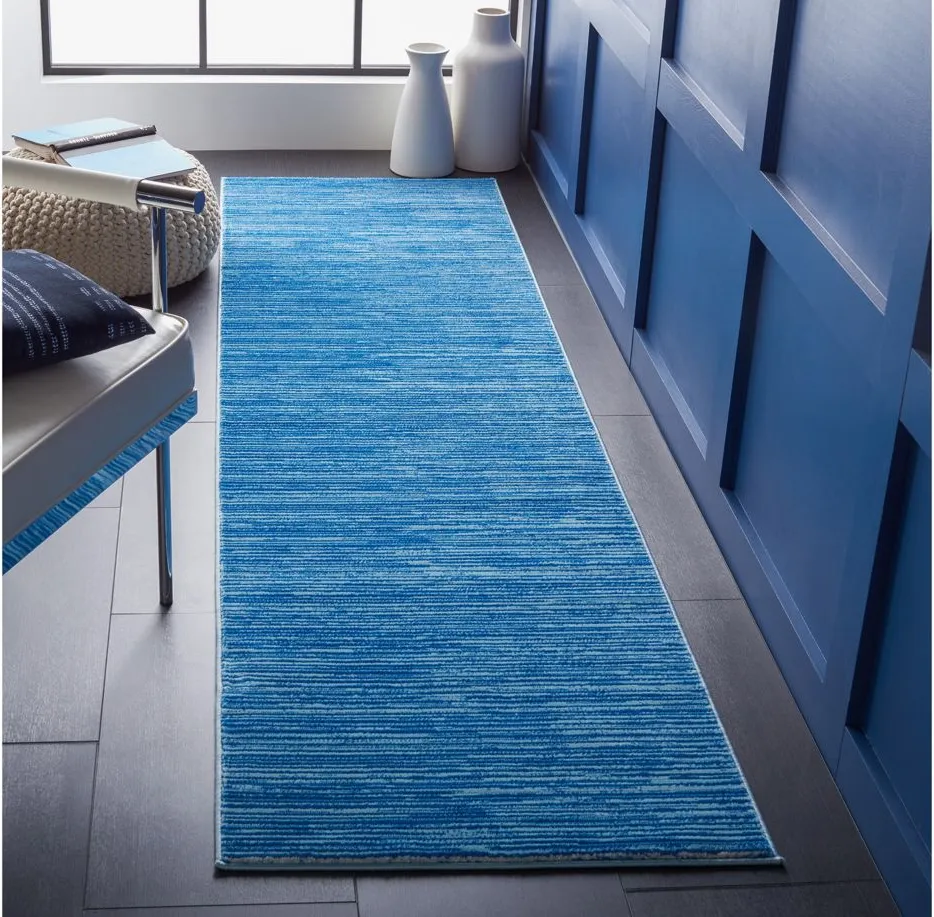 Hoechlin Runner Rug in Blue by Safavieh