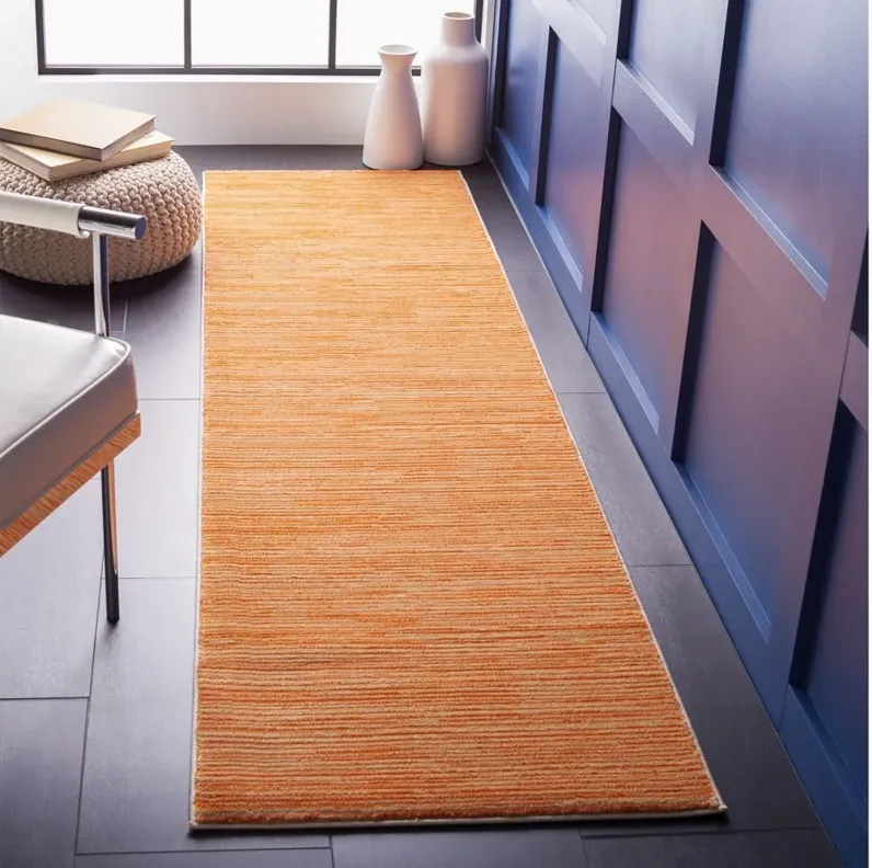 Hoechlin Runner Rug in Orange by Safavieh