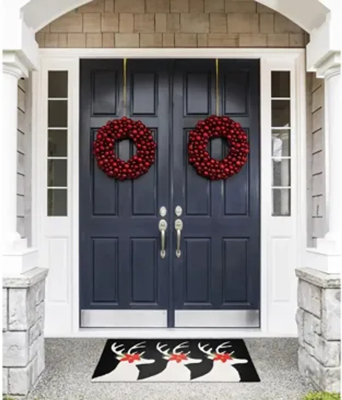 Frontporch Reindeer Indoor/Outdoor Area Rug