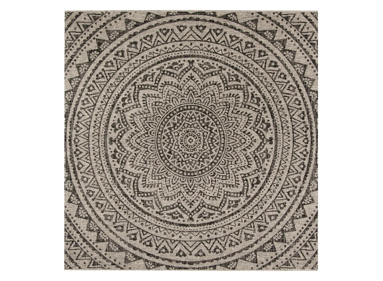 Courtyard Mandala Indoor/Outdoor Area Rug