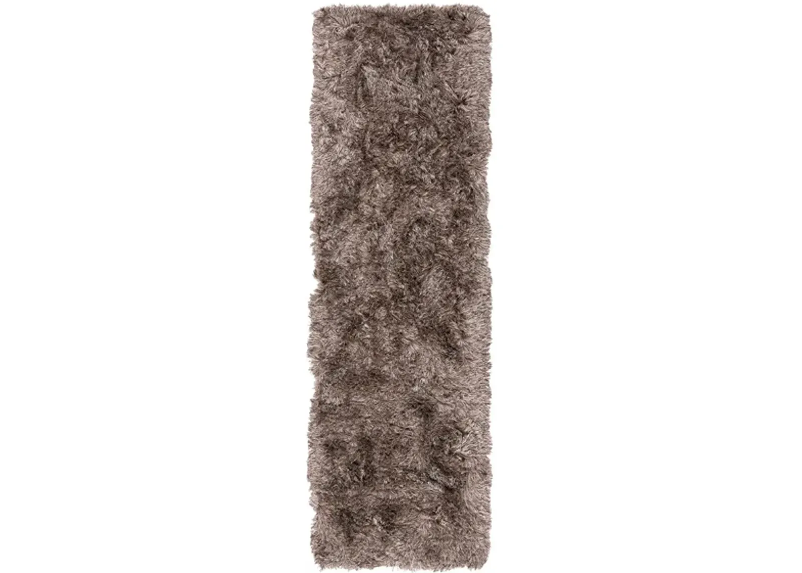 Paris Shag Runner Rug in Sable by Safavieh