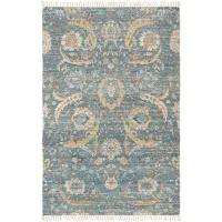 Coventry Area Rug in Sky Blue, Coral, Aqua, Camel, Peach, Navy by Surya