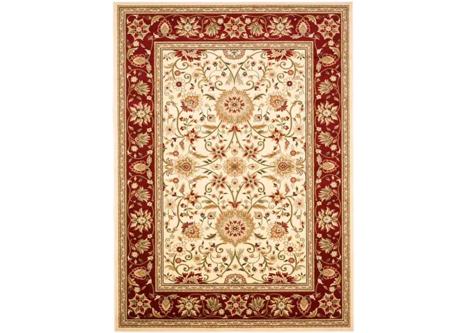 Lyndhurst Area Rug in Ivory / Red by Safavieh