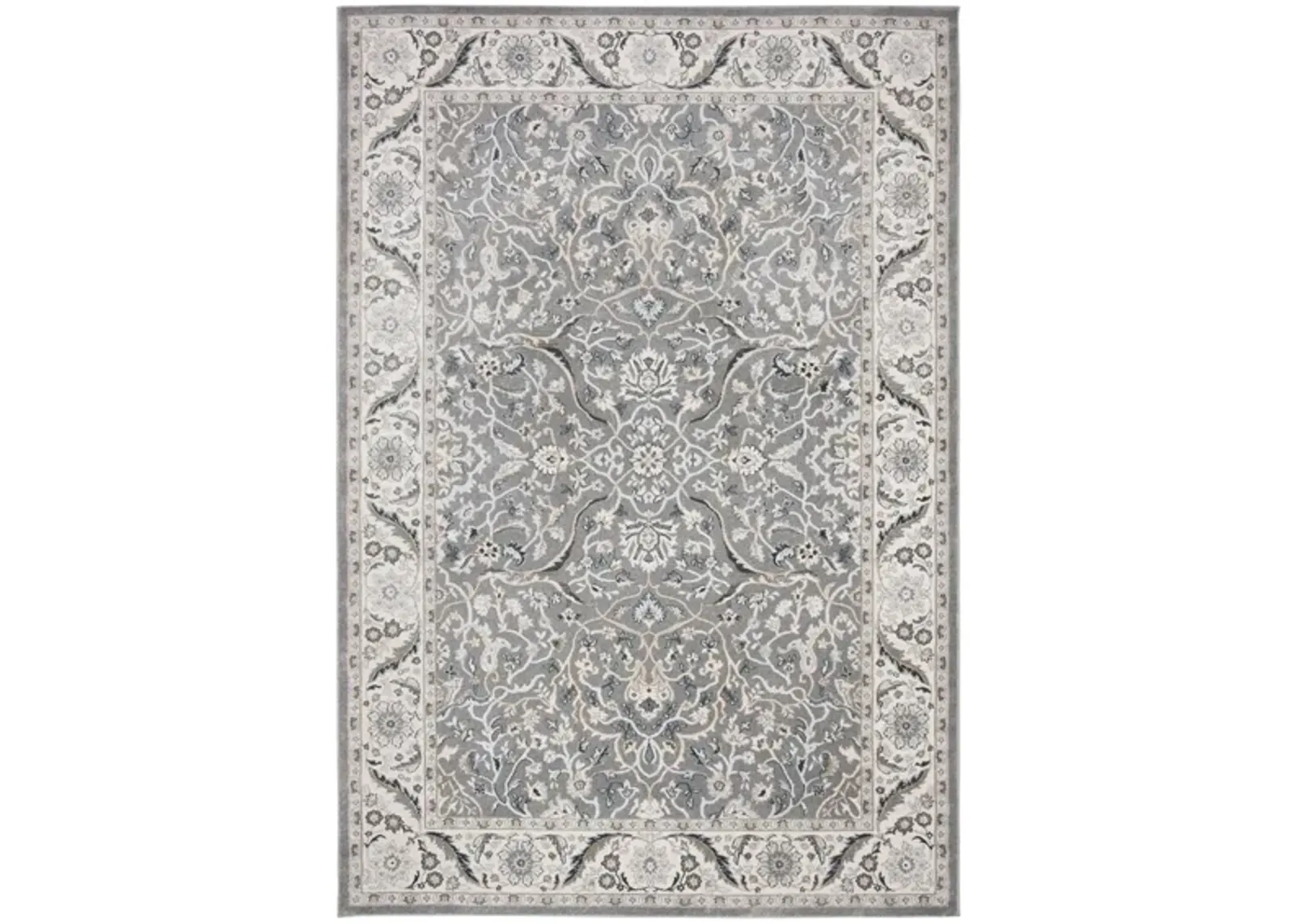 Isabella Area Rug in Gray/Dark Gray by Safavieh