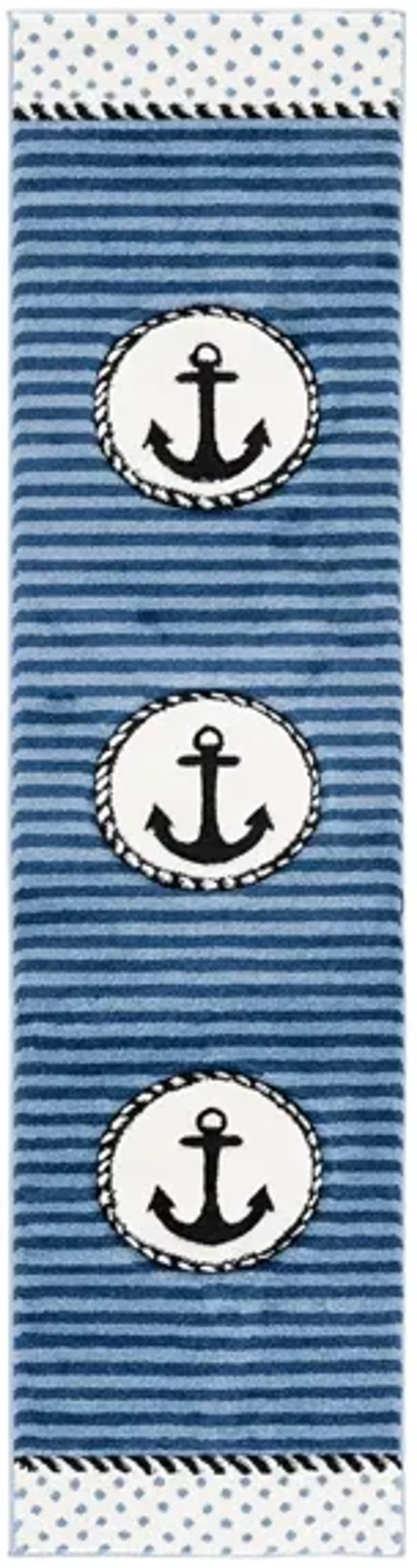 Carousel Anchor Kids Runner Rug