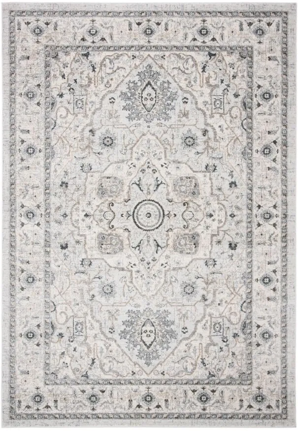 Isabella Area Rug in Light Gray/Gray by Safavieh