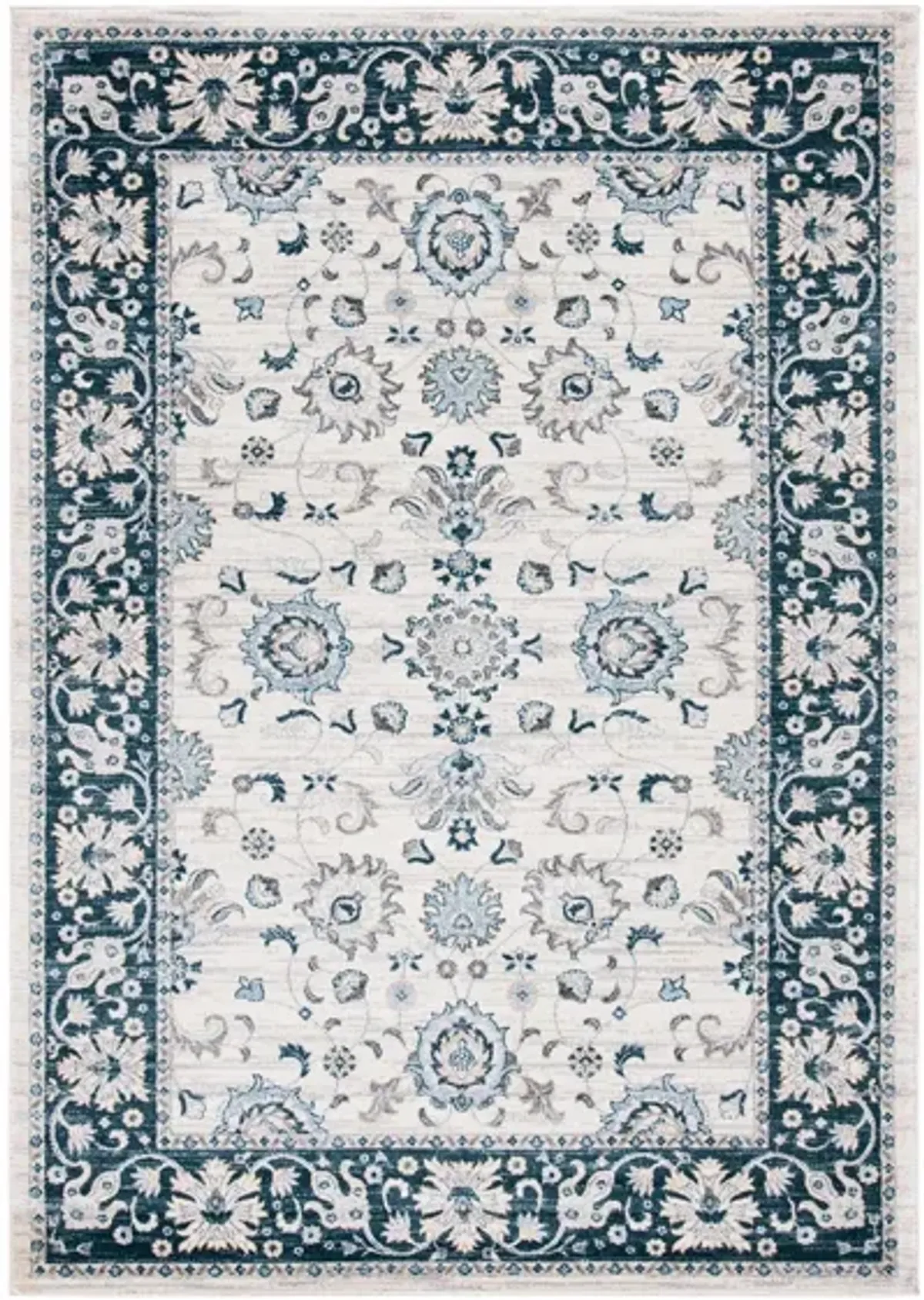 Isabella Area Rug in Cream/Navy by Safavieh