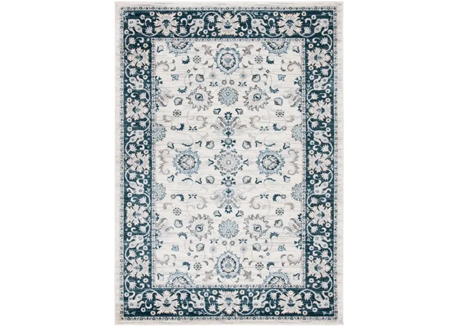 Isabella Area Rug in Cream/Navy by Safavieh