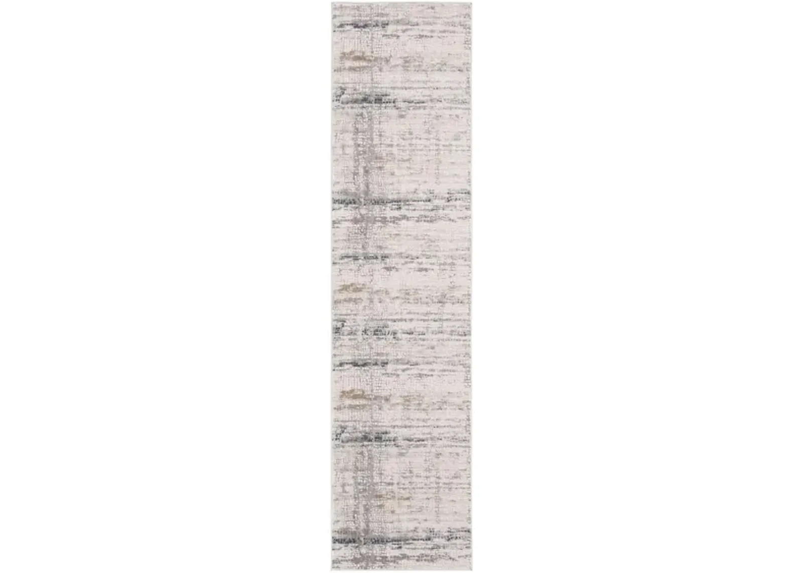 Invista Runner Rug in Cream/Gray by Safavieh