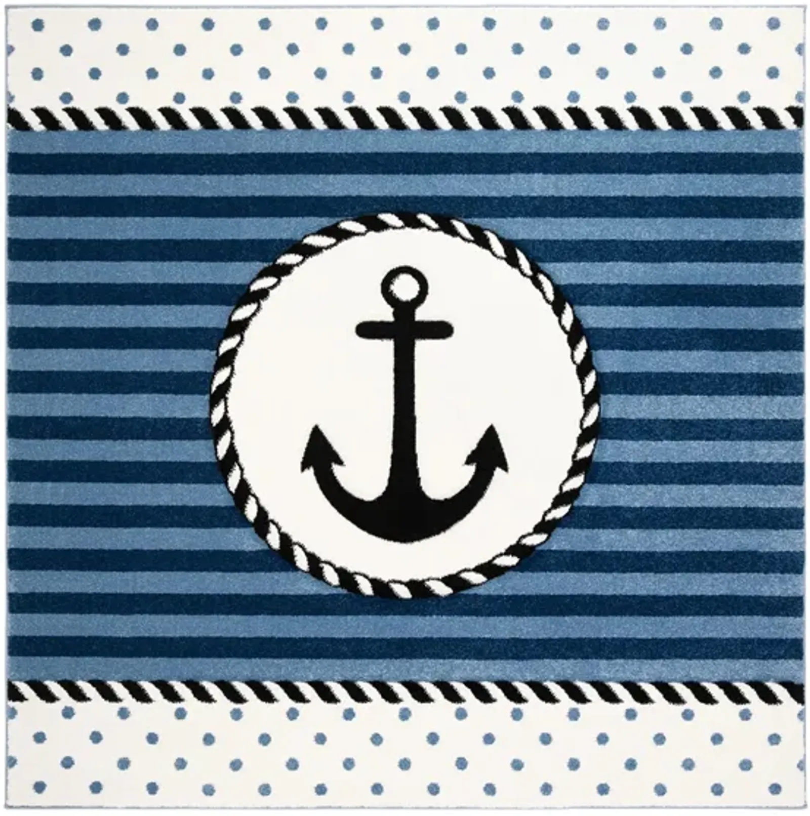 Carousel Anchor Kids Area Rug