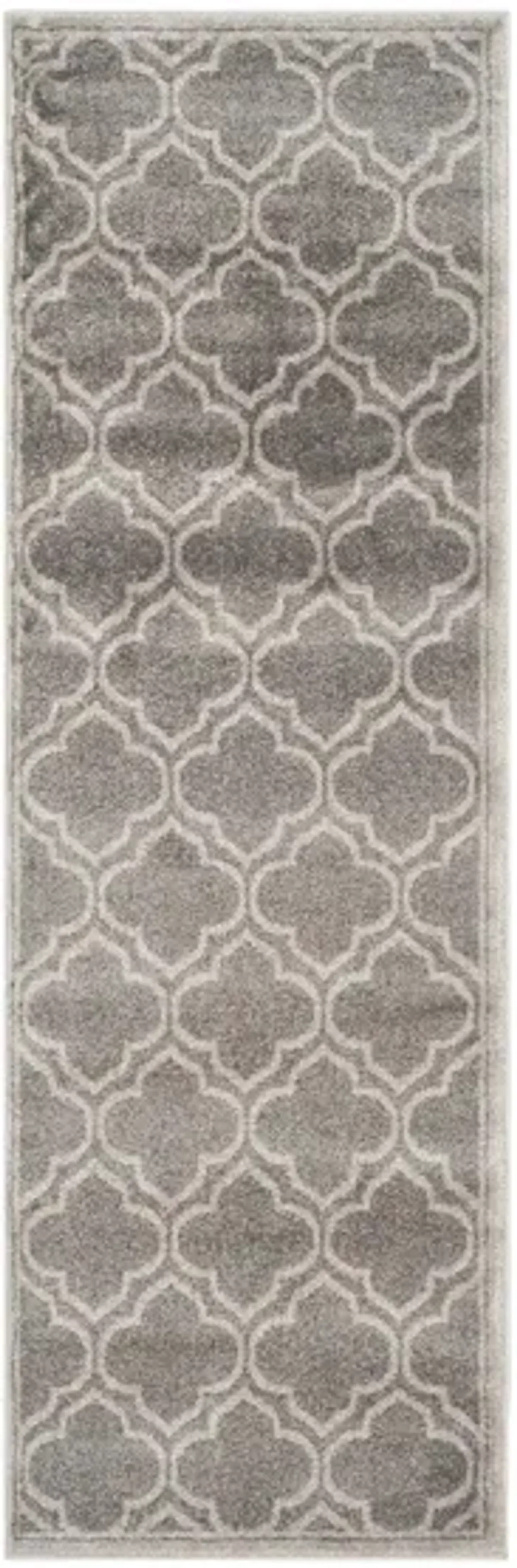 Amherst Runner Rug in Gray/Light Gray by Safavieh