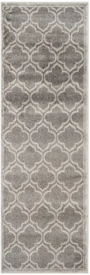 Amherst Runner Rug in Gray/Light Gray by Safavieh