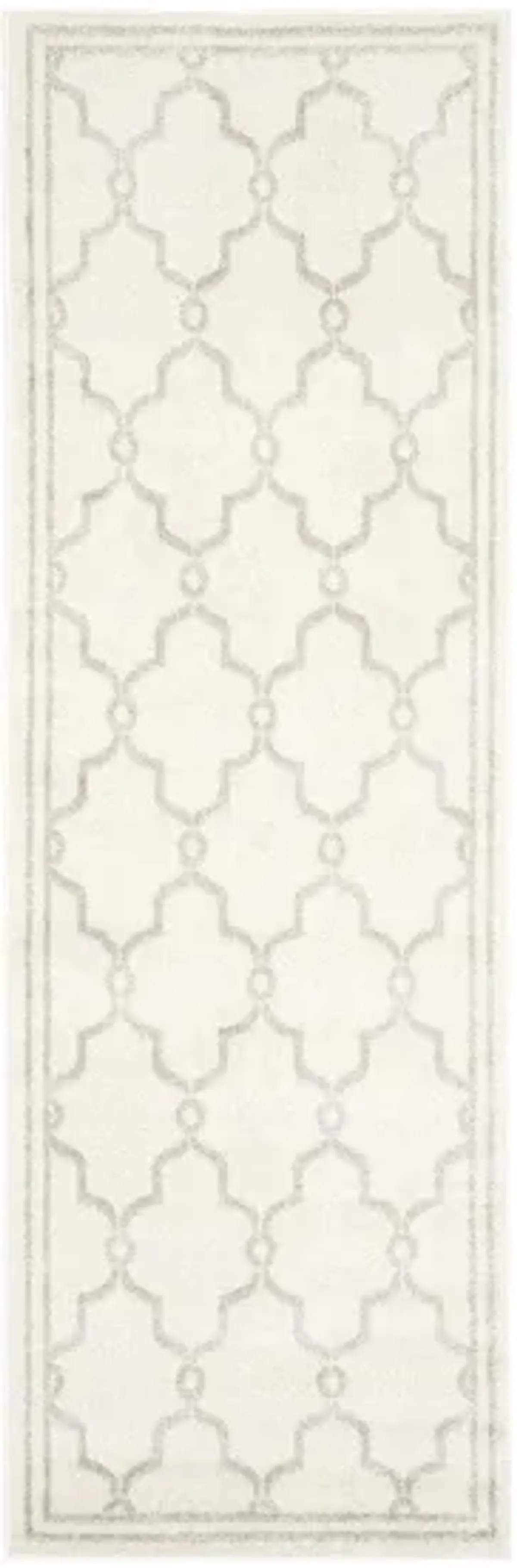 Amherst Runner Rug in Ivory/Light Gray by Safavieh